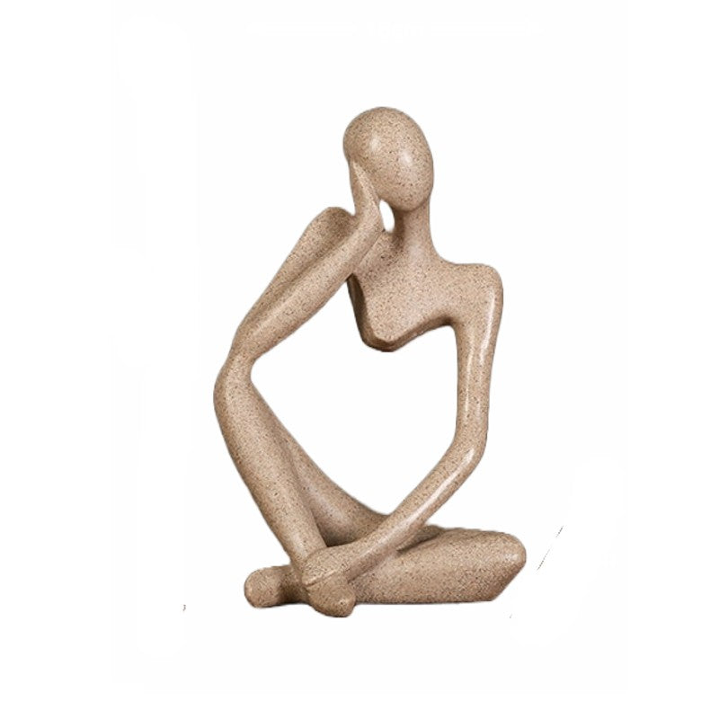 Nordic Abstract Thinker Statue HotHomeGadgets