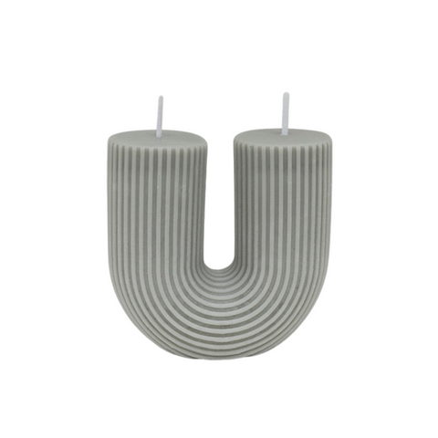 U-Shaped Geometric Scented Candle HotHomeGadgets