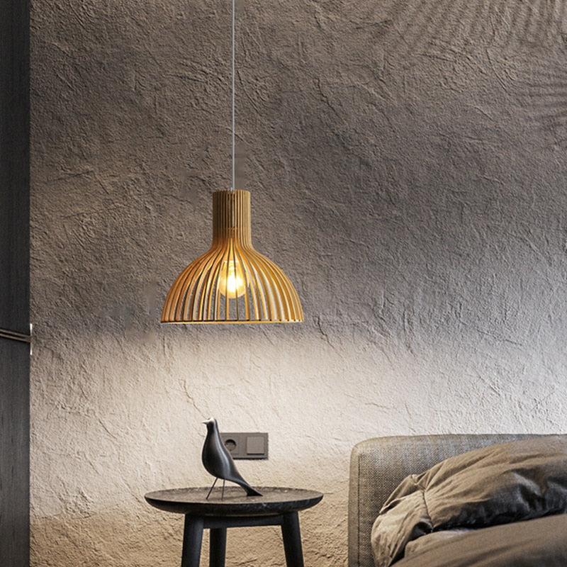 Modern Wooden Pendant Lamp Hothomegadgets