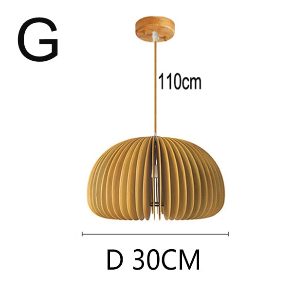 Modern Wooden Pendant Lamp Hothomegadgets