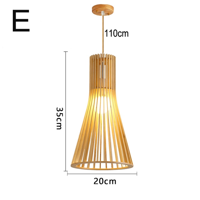 Modern Wooden Pendant Lamp Hothomegadgets
