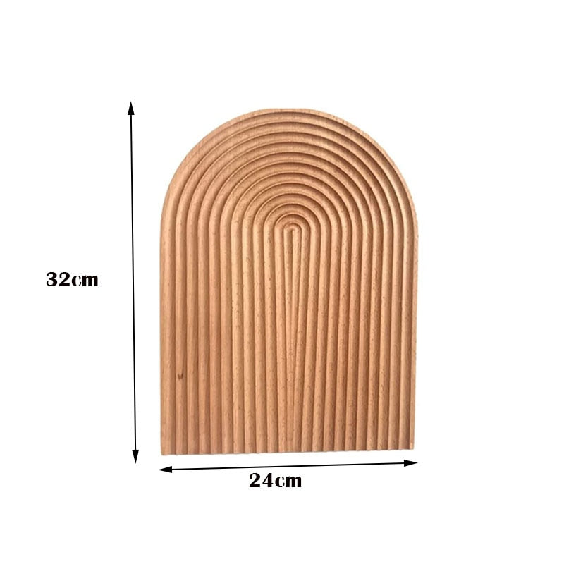 Nordic Groove Wooden Tray HotHomeGadgets