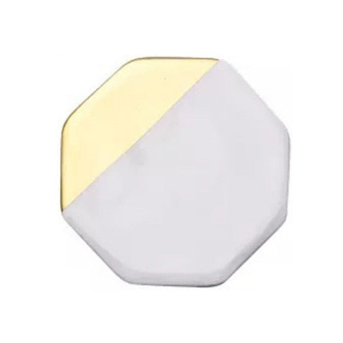 Luxury Gold Marble Coaster HotHomeGadgets