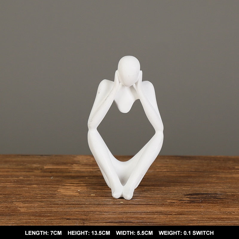 Nordic Abstract Thinker Statue HotHomeGadgets