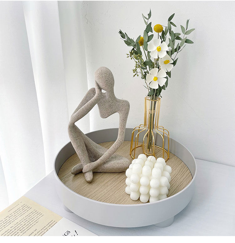Nordic Abstract Thinker Statue HotHomeGadgets