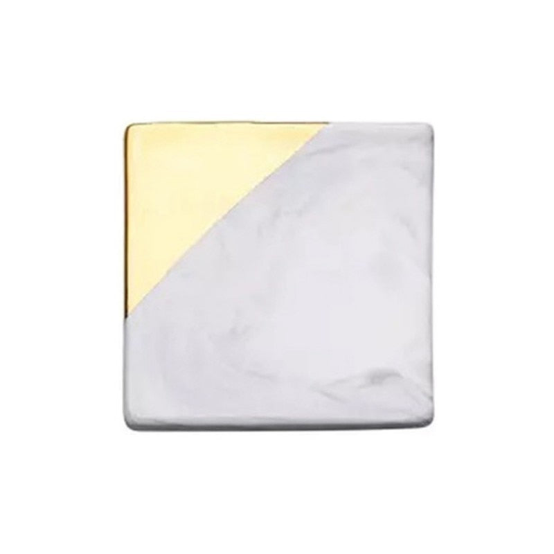 Luxury Gold Marble Coaster HotHomeGadgets