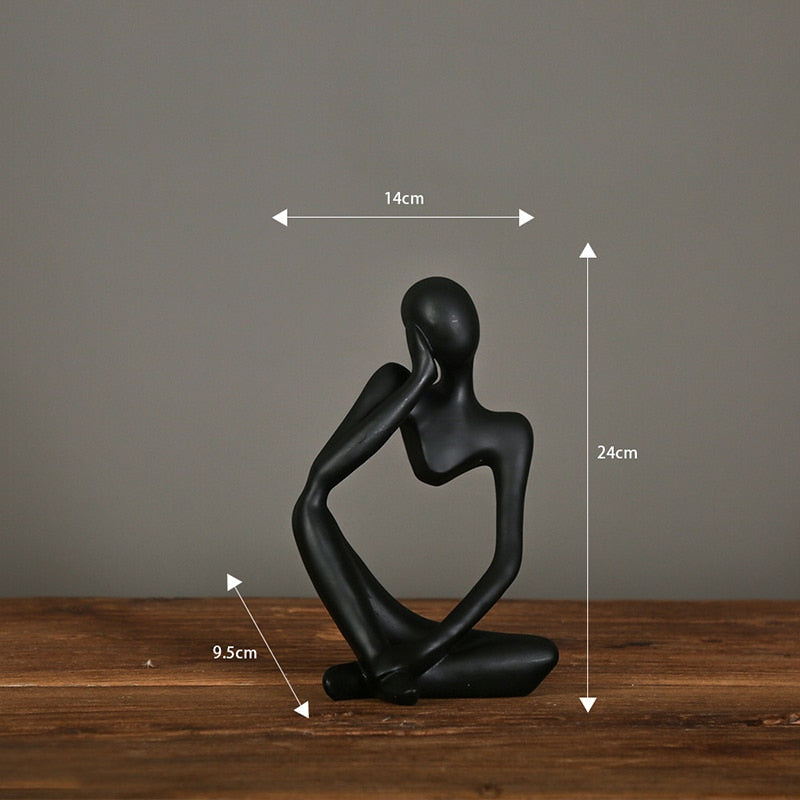 Nordic Abstract Thinker Statue HotHomeGadgets