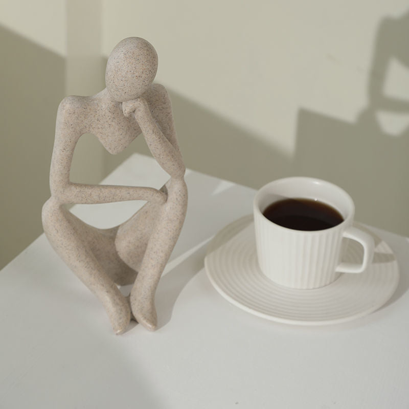 Nordic Abstract Thinker Statue HotHomeGadgets