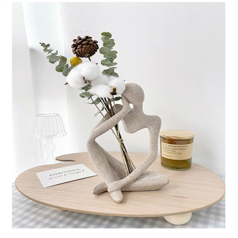 Nordic Abstract Thinker Statue HotHomeGadgets