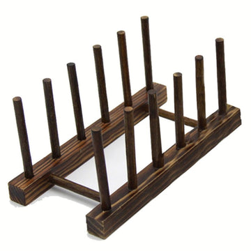 Bamboo Dish Plate Rack