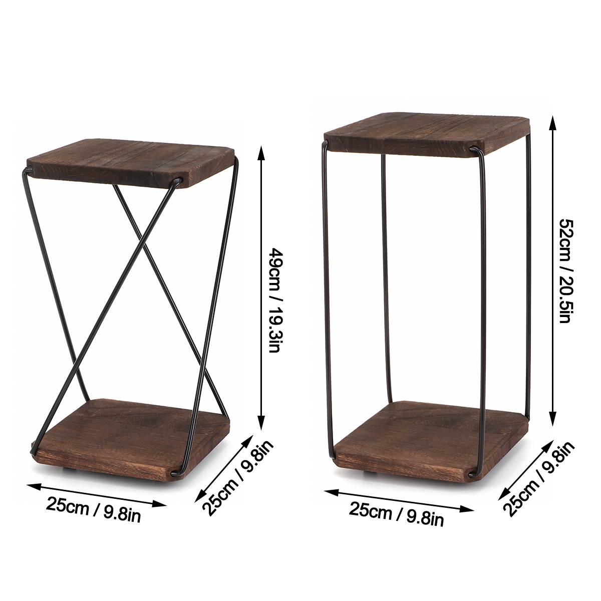 2-Tier Metal Plant Stand HotHomeGadgets